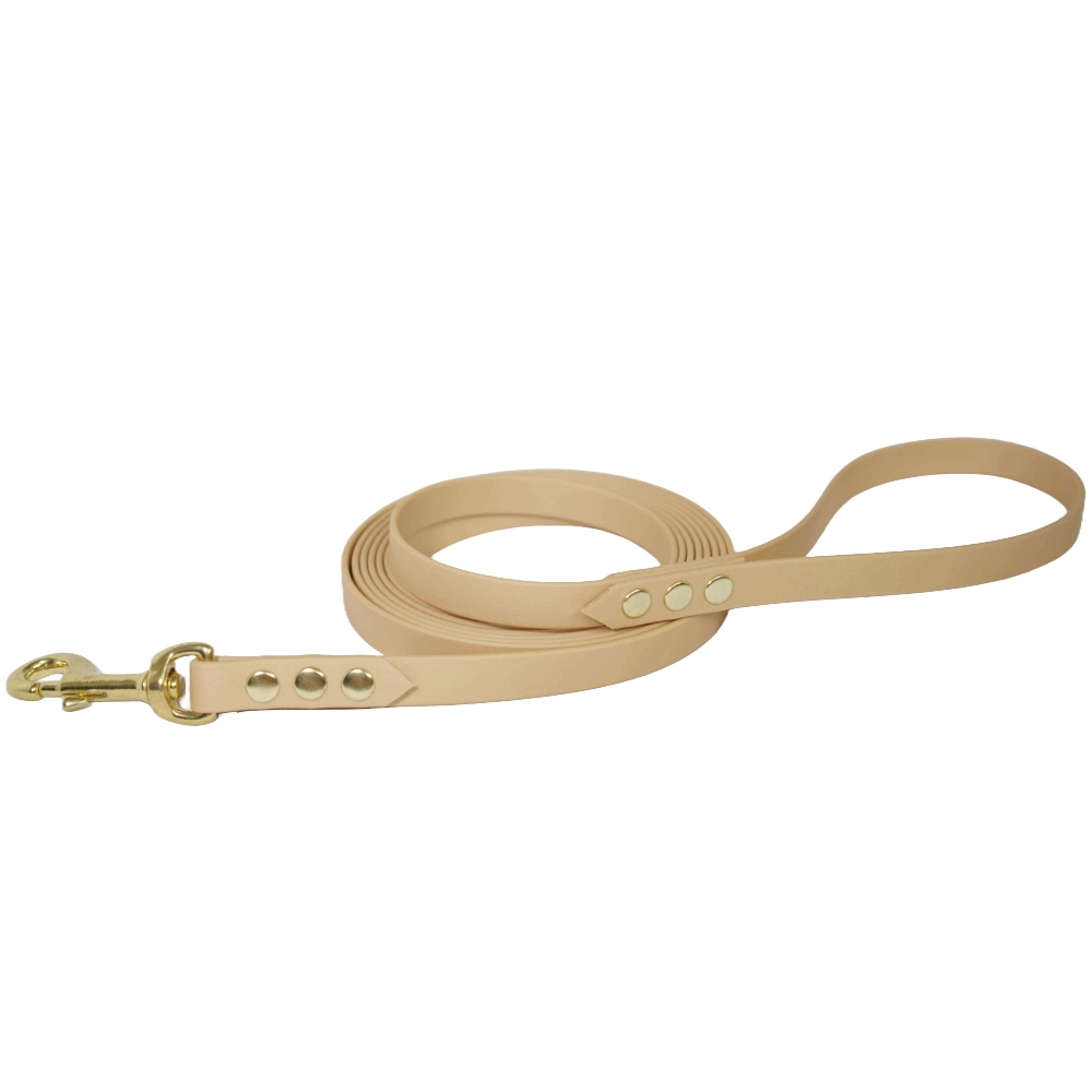 Beige BioThane® hondenlijn 10 meter (hondenriem) 16mm